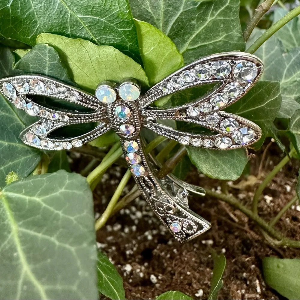 Vintage Dragonfly Hair Clip Vintage - Picture 3 of 4